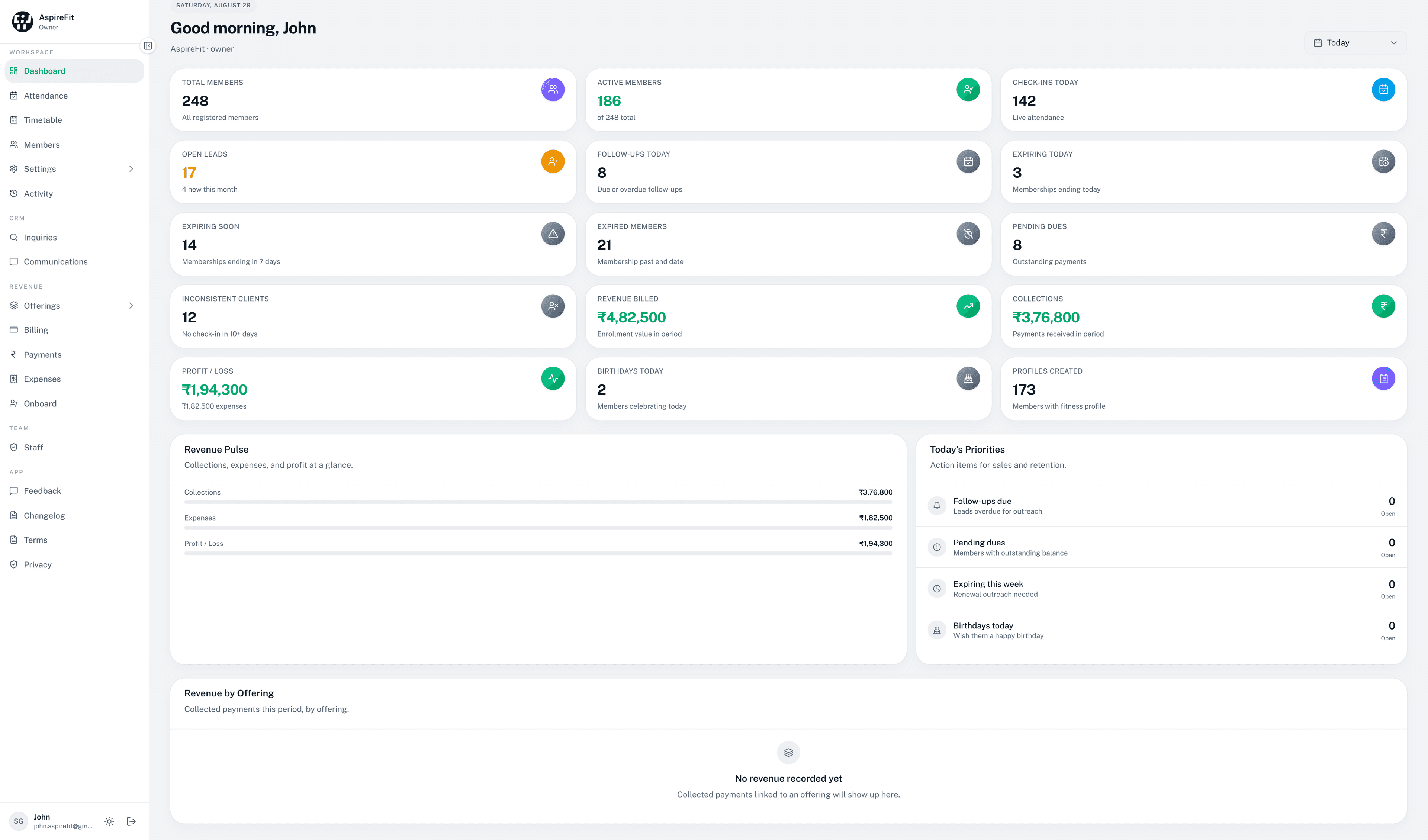 AspireFit CRM